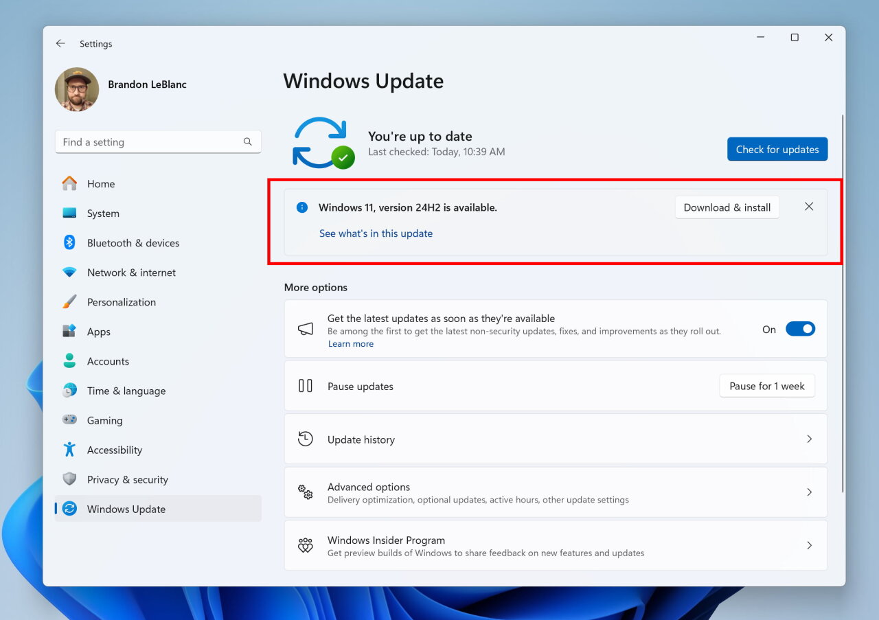 Анонс Windows 11 Insider Preview Build 26120.751 (канал Dev)